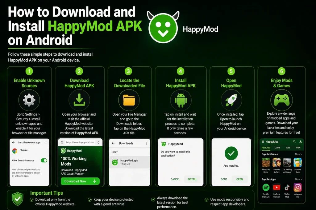 How to Download and Install HappyMod APK on Android (1)