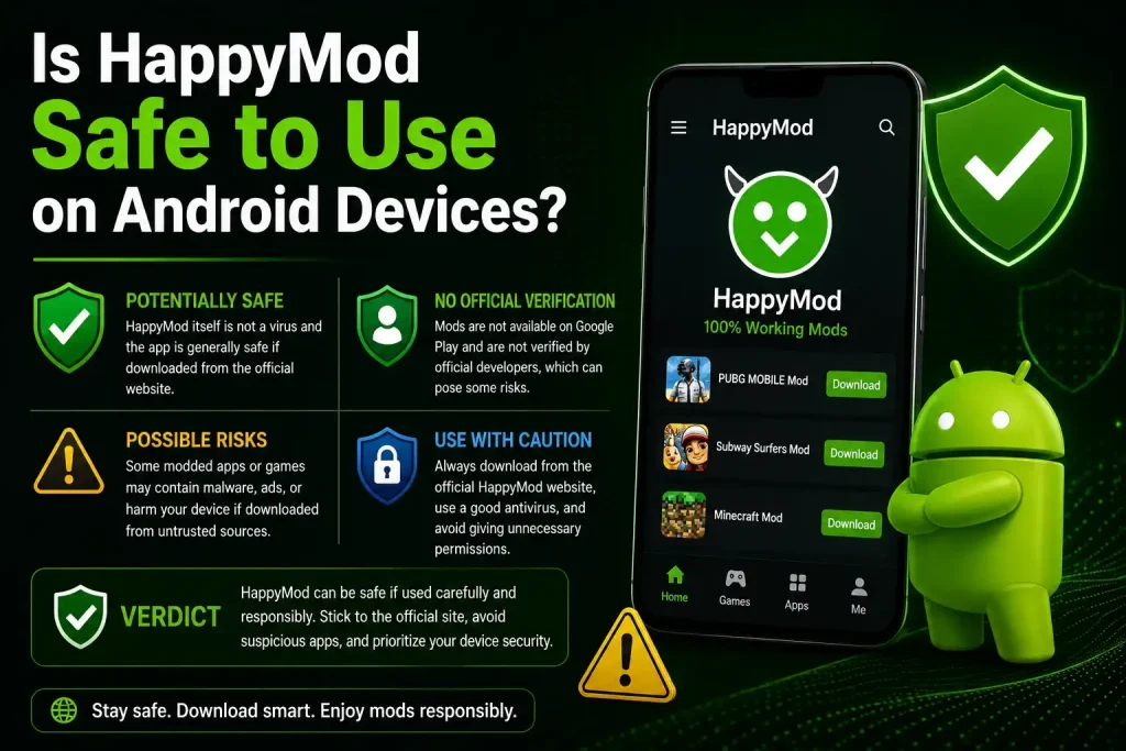 Is HappyMod Safe to Use on Android Devices