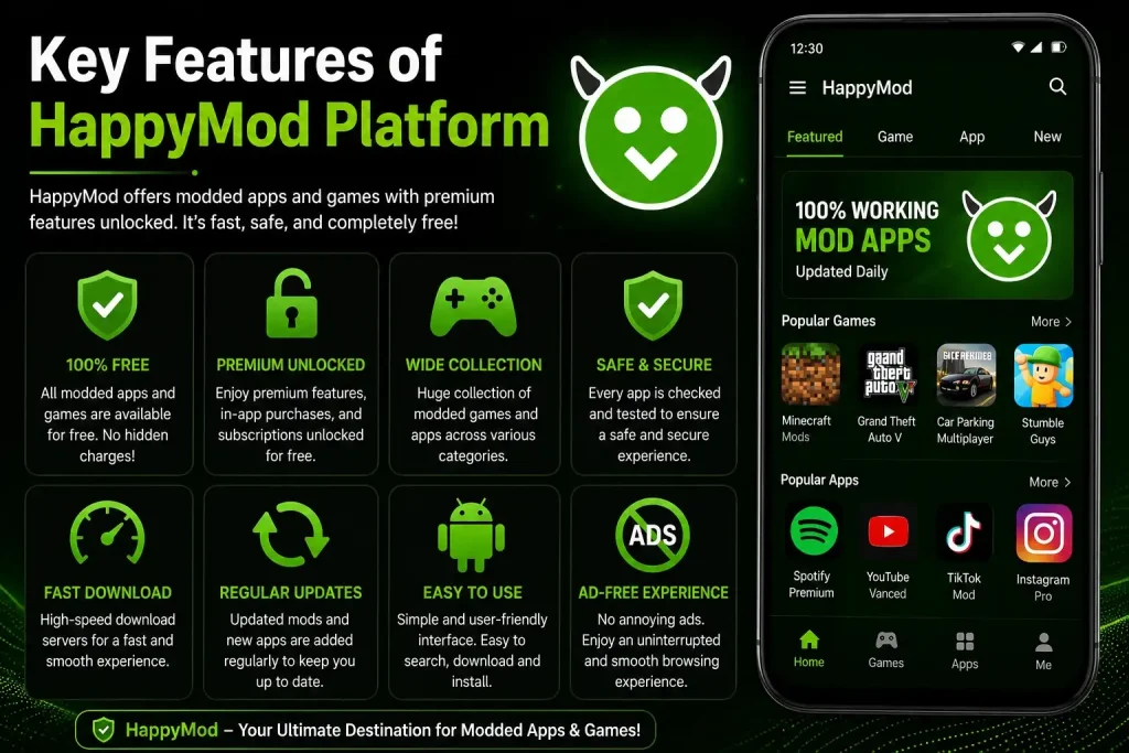 Key Features of HappyMod Platform (1)